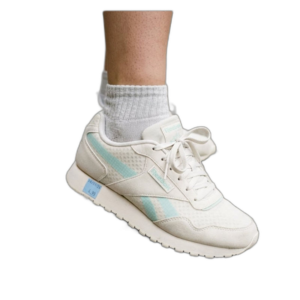 Reebok Classic Harman Run TXT Crystal Blue Size 8.5 – Retro Running Casual Shoes